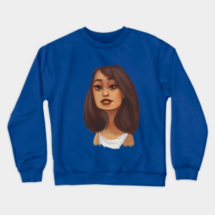 Blue woman Crewneck Sweatshirt